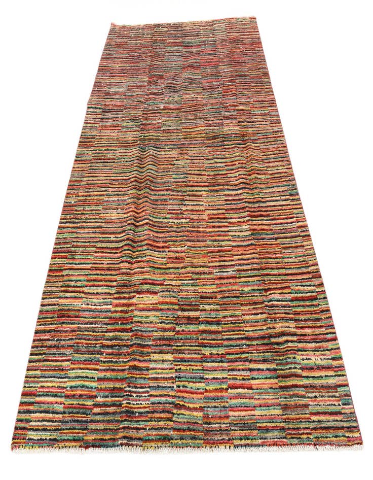 Detail image of  5' 10 x 9'  Hand Knotted Darya Wool Rug