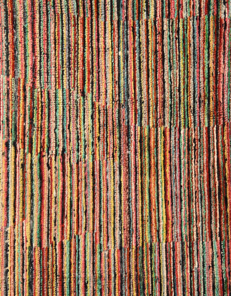 Detail image of  5' 10 x 9'  Hand Knotted Darya Wool Rug