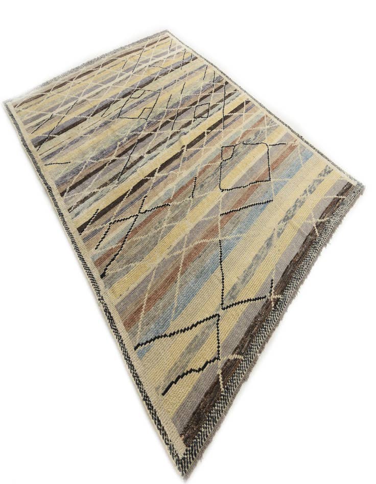 Detail image of  8' x 10' 2  Hand Knotted Darya Wool Rug