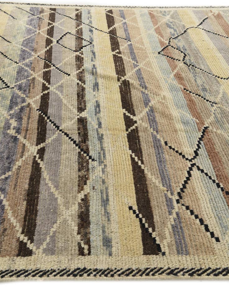 Detail image of  8' x 10' 2  Hand Knotted Darya Wool Rug