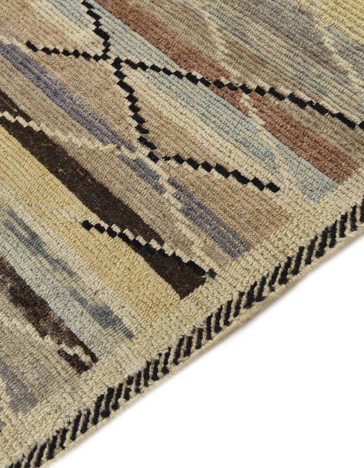 Detail image of  8' x 10' 2  Hand Knotted Darya Wool Rug