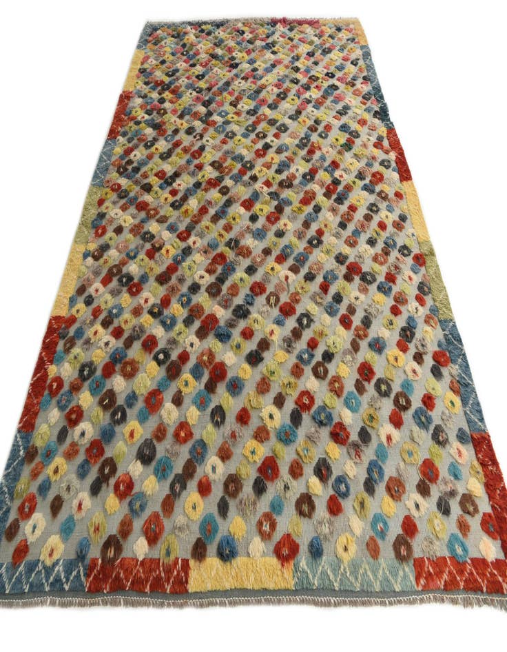 Detail image of  7' 10 x 11'  Hand Knotted Darya Wool Rug