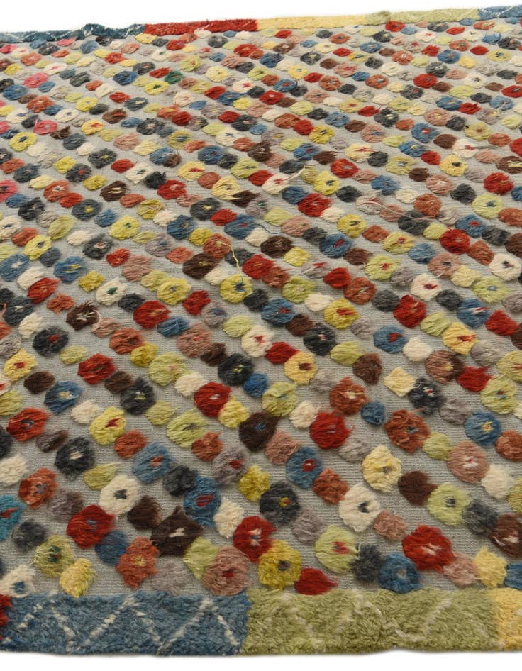 Detail image of  7' 10 x 11'  Hand Knotted Darya Wool Rug