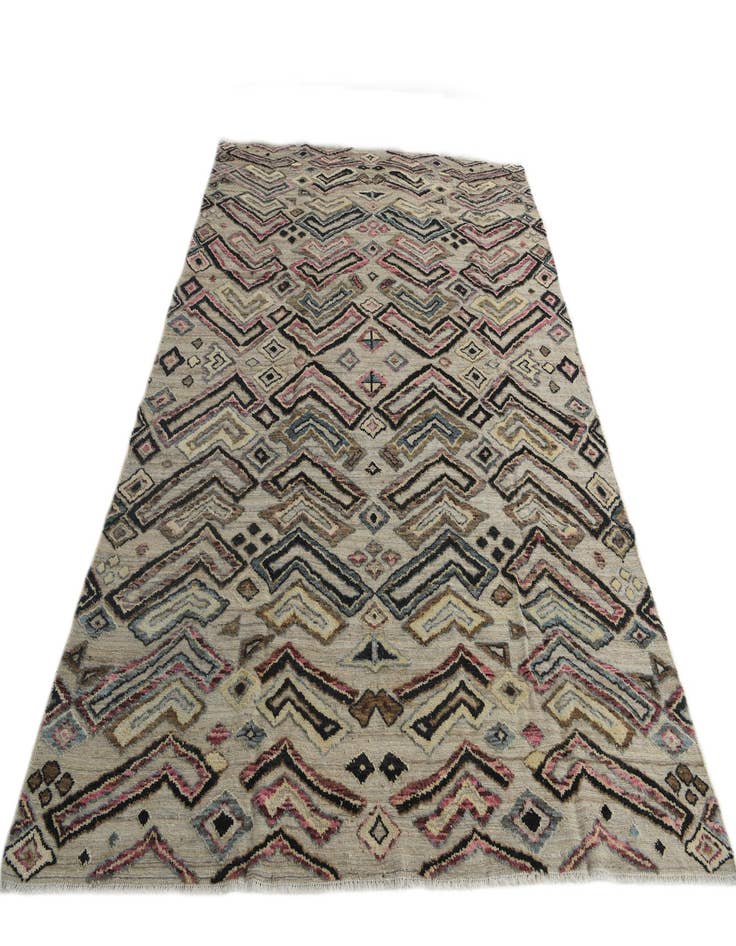 Detail image of  8' x 10' 9  Hand Knotted Darya Wool Rug