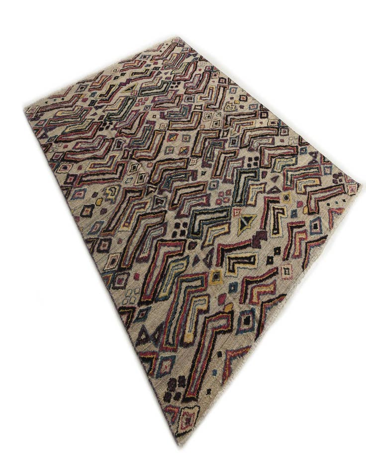 Detail image of  8' x 10' 1  Hand Knotted Darya Wool Rug