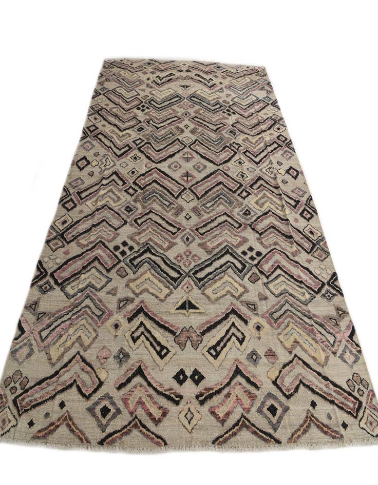 Detail image of  9' 2 x 12'  Hand Knotted Darya Wool Rug