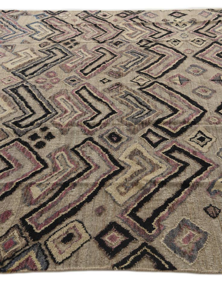 Detail image of  9' 2 x 12'  Hand Knotted Darya Wool Rug