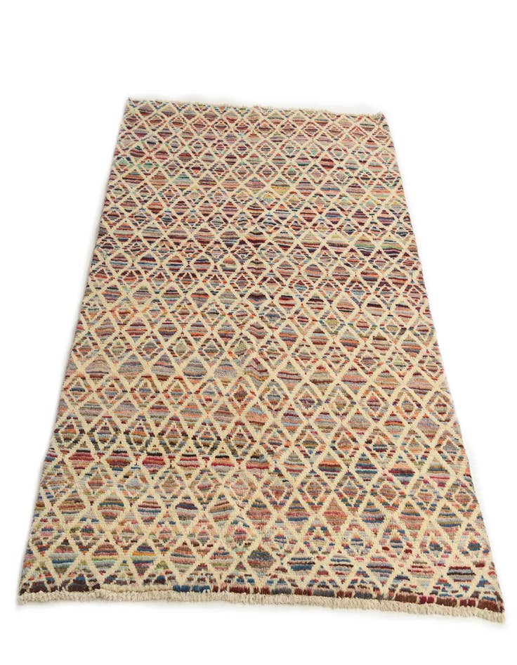 Detail image of  5' 3 x 7'  Hand Knotted Darya Wool Rug