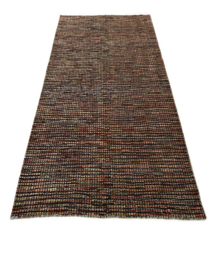 Detail image of  5' 7 x 8'  Hand Knotted Darya Wool Rug