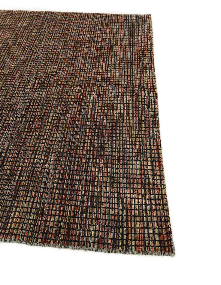 Detail image of  5' 7 x 8'  Hand Knotted Darya Wool Rug