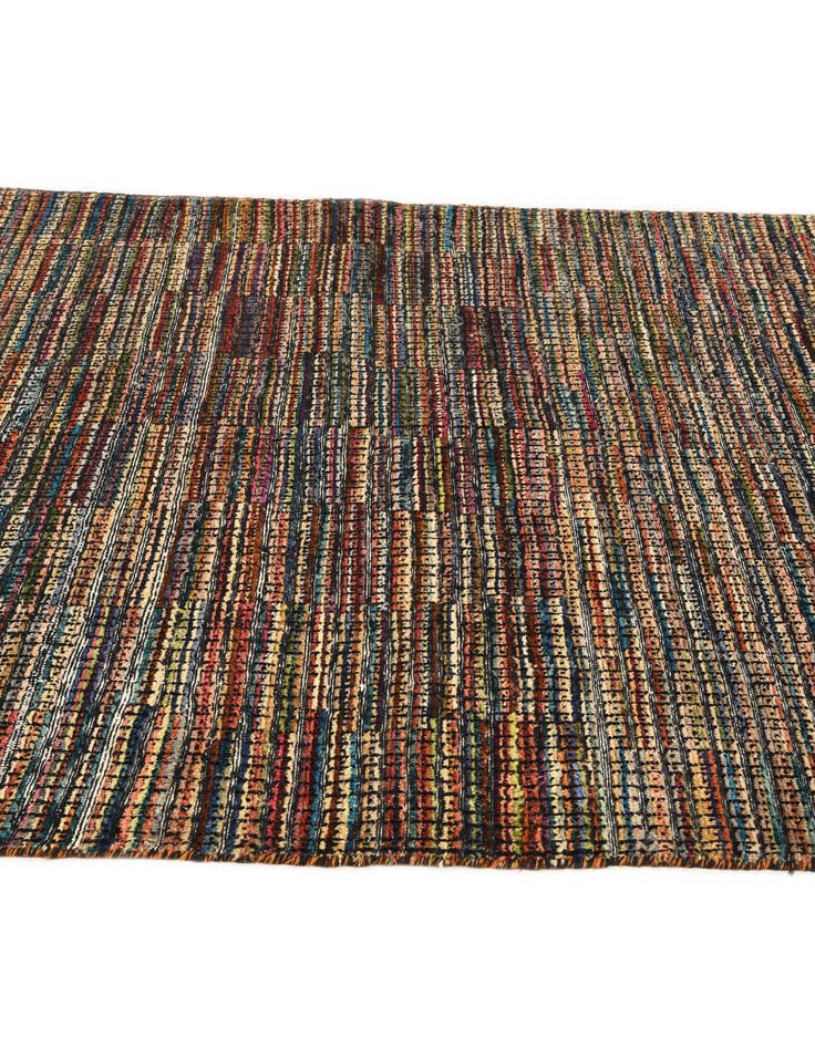 Detail image of  5' 3 x 8'  Hand Knotted Darya Wool Rug