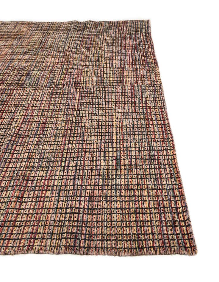 Detail image of  6' 8 x 10'  Hand Knotted Darya Wool Rug