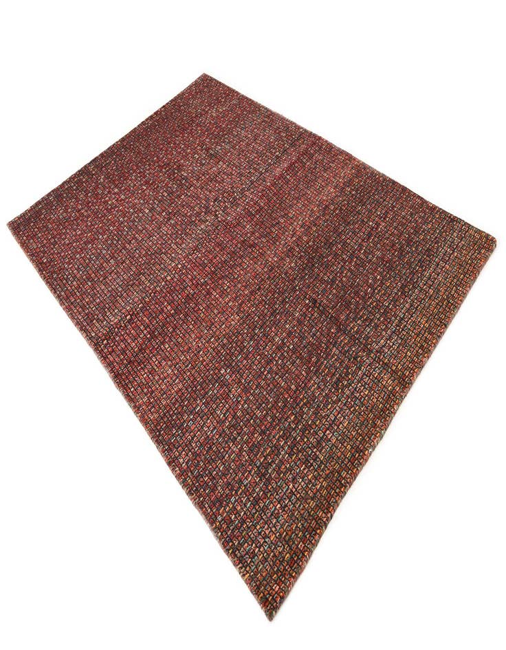 Detail image of  5' 6 x 8'  Hand Knotted Darya Wool Rug