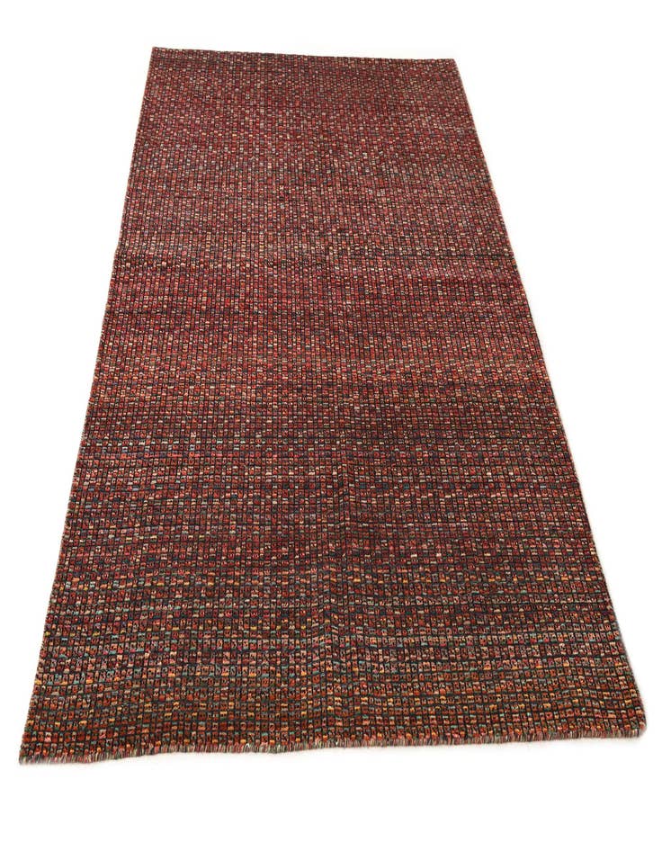 Detail image of  5' 6 x 8'  Hand Knotted Darya Wool Rug