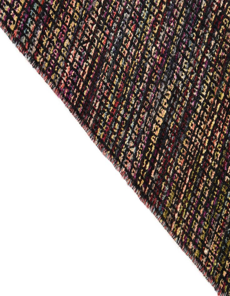 Detail image of  5' 4 x 8'  Hand Knotted Darya Wool Rug