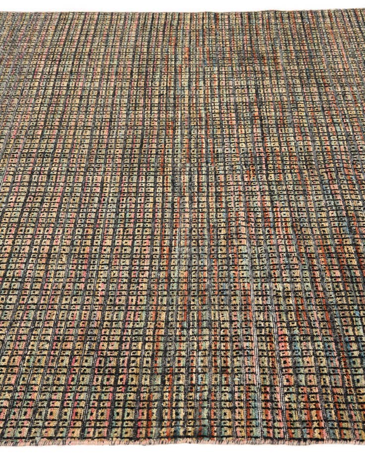 Detail image of  6' 3 x 10' 1  Hand Knotted Darya Wool Rug