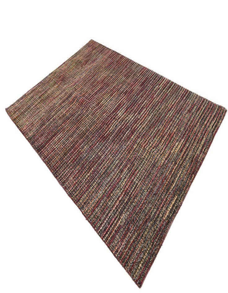 Detail image of  5' 6 x 8'  Hand Knotted Darya Wool Rug