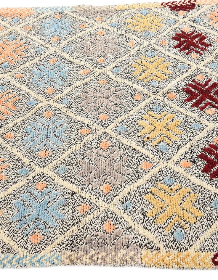 Detail image of  4' 11 x 7' 1  Hand Knotted Darya Wool Rug