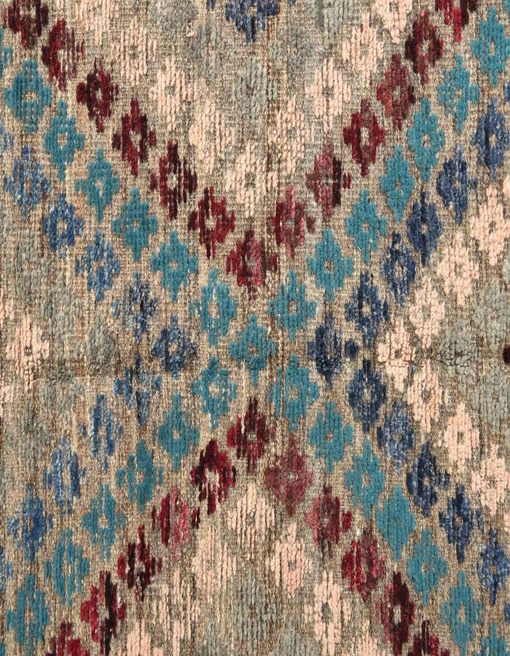 Detail image of  5' 6 x 8' 6  Hand Knotted Darya Wool Rug