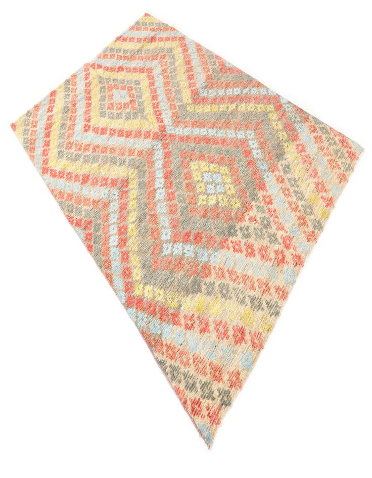 Detail image of  5' 6 x 8' 4  Hand Knotted Darya Wool Rug