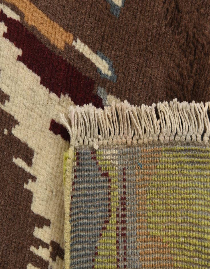 Detail image of  6' 2 x 8' 4  Hand Knotted Darya Wool Rug