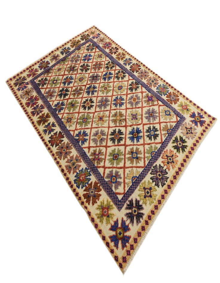 Detail image of  5' 7 x 8' 1  Hand Knotted Darya Wool Rug