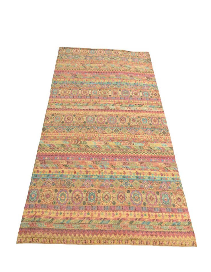 Detail image of  5' 6 x 8' 1  Hand Knotted Darya Oriental Wool Rug