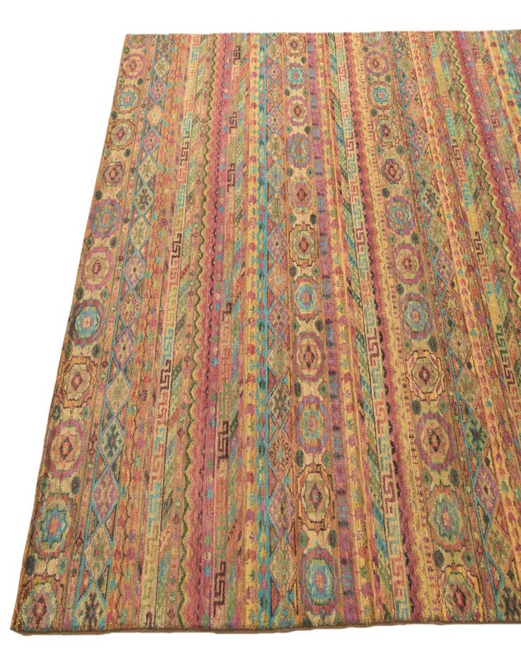 Detail image of  5' 6 x 8' 1  Hand Knotted Darya Oriental Wool Rug