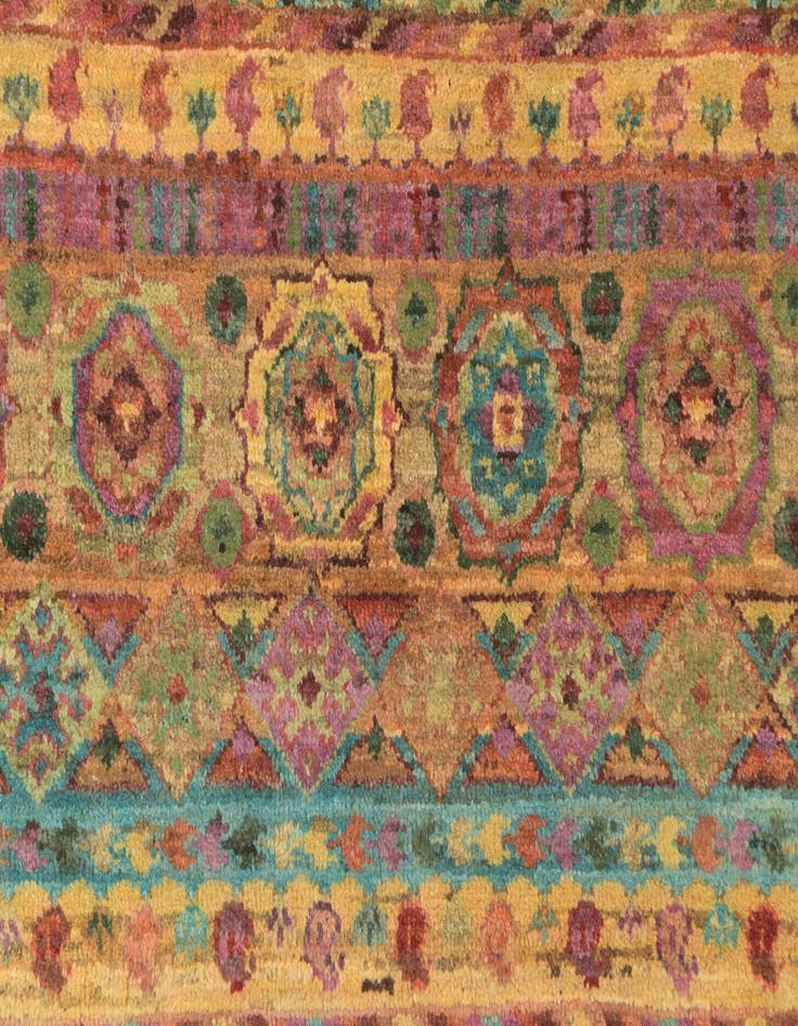 Detail image of  5' 6 x 8' 1  Hand Knotted Darya Oriental Wool Rug