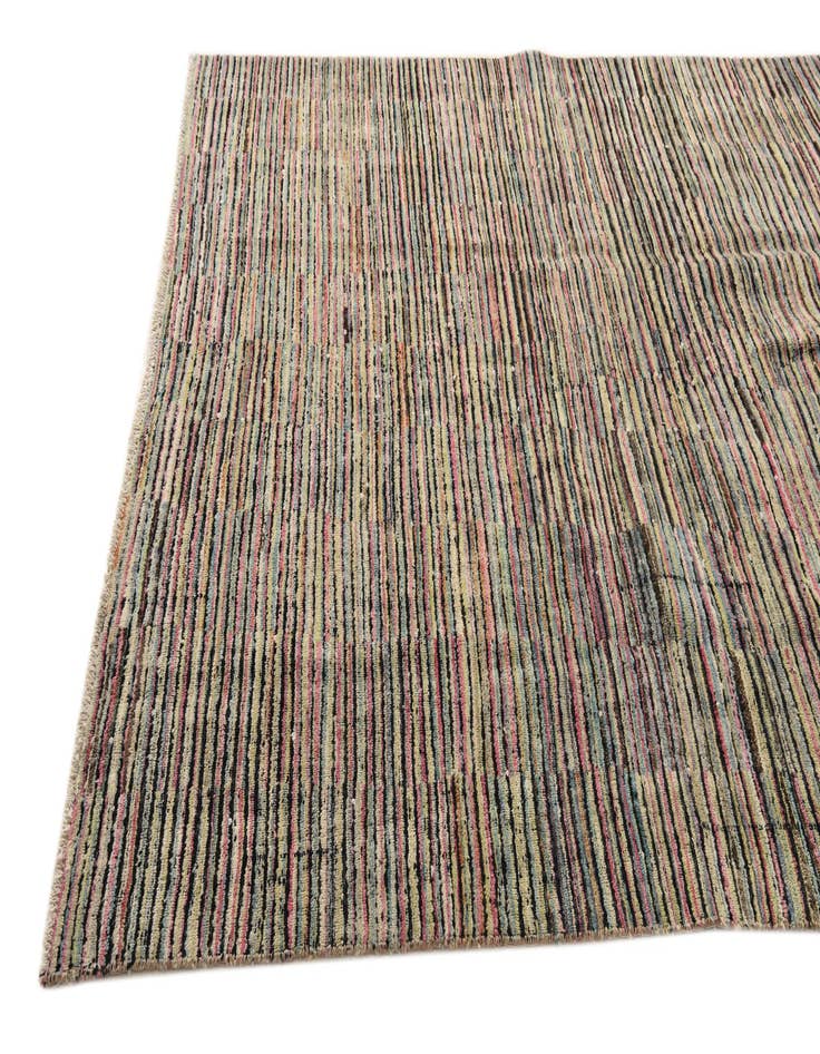 Detail image of  6' x 10' 3  Hand Knotted Darya Wool Rug