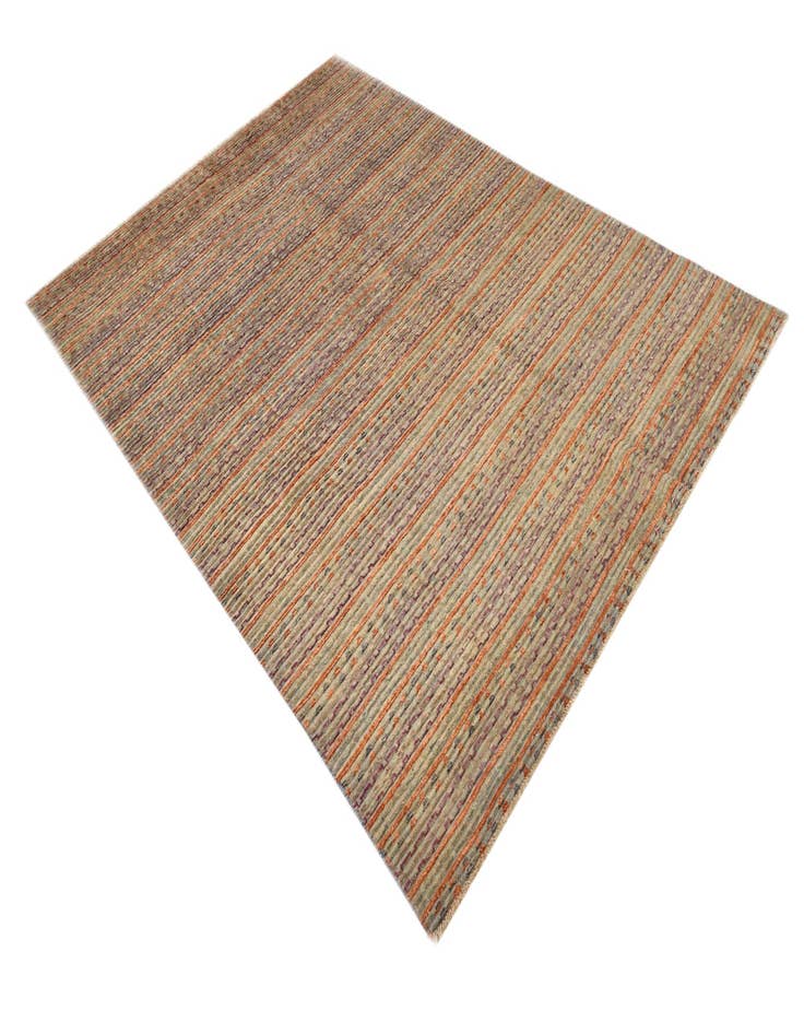 Detail image of  5' 10 x 8' 2  Hand Knotted Darya Wool Rug