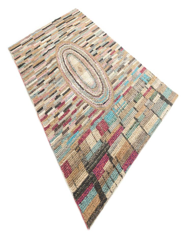 Detail image of  6' 1 x 9' 7  Hand Knotted Darya Wool Rug