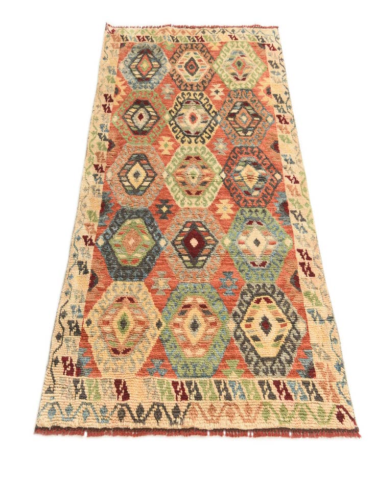 Detail image of  4' 1 x 6' 10  Hand Knotted Darya Wool Rug