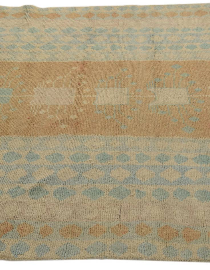 Detail image of  5' 4 x 7' 3  Hand Knotted Darya Wool Rug