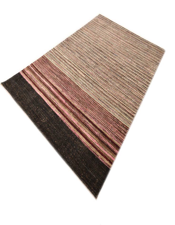 Detail image of  6' 4 x 9' 11  Hand Knotted Darya Wool Rug