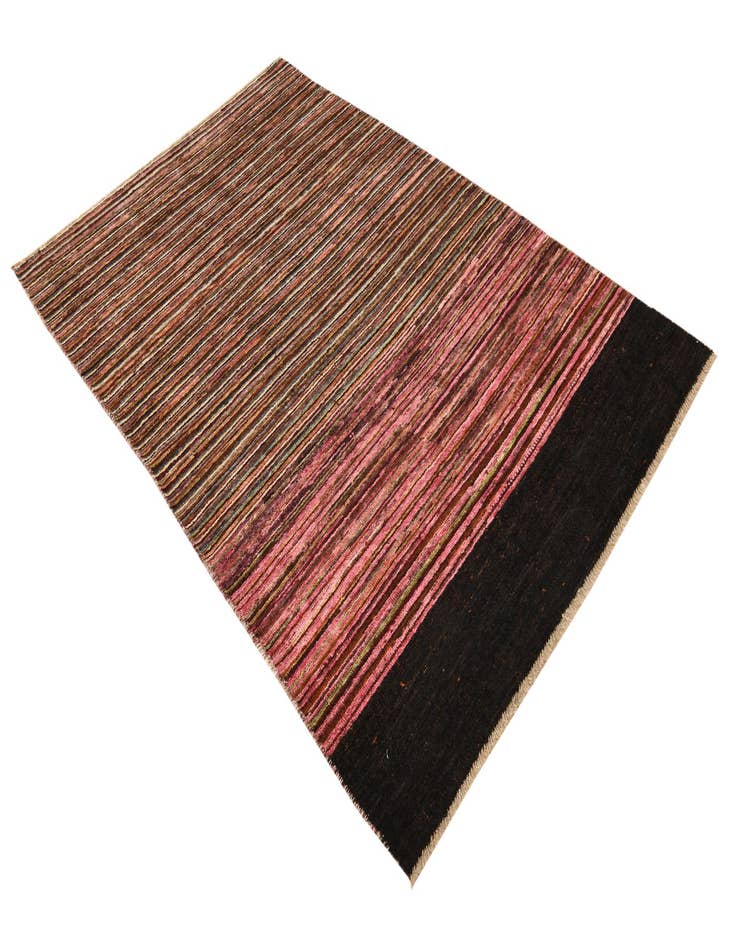 Detail image of  5' 2 x 8'  Hand Knotted Darya Wool Rug