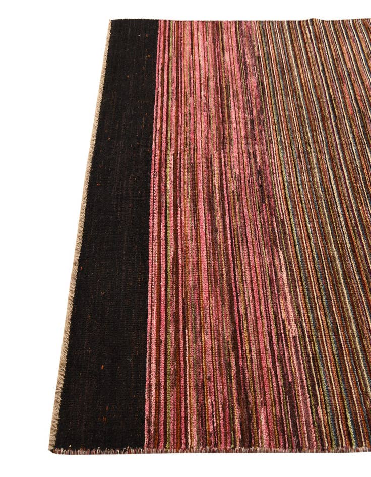 Detail image of  5' 2 x 8'  Hand Knotted Darya Wool Rug