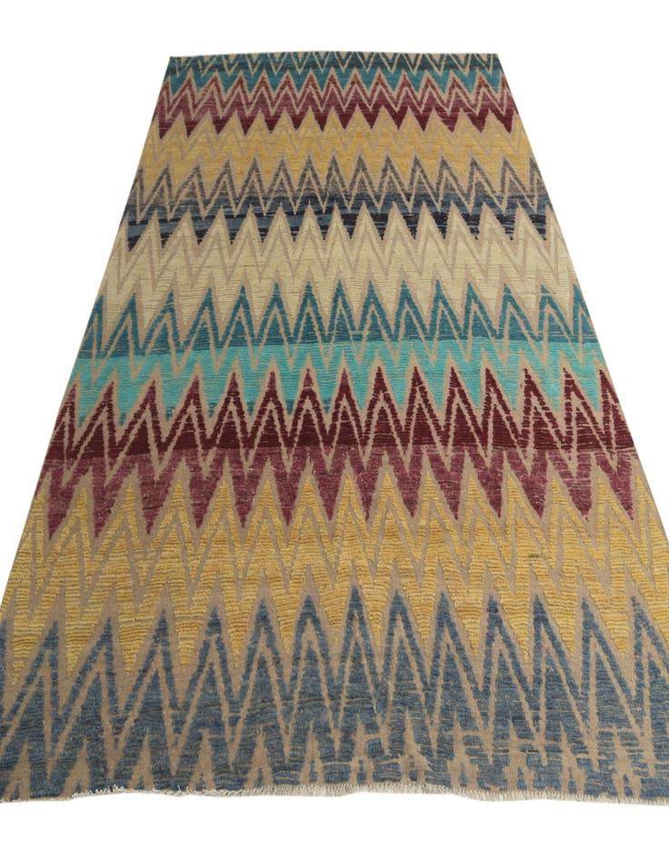 Detail image of  8' 5 x 10' 4  Hand Knotted Darya Wool Rug