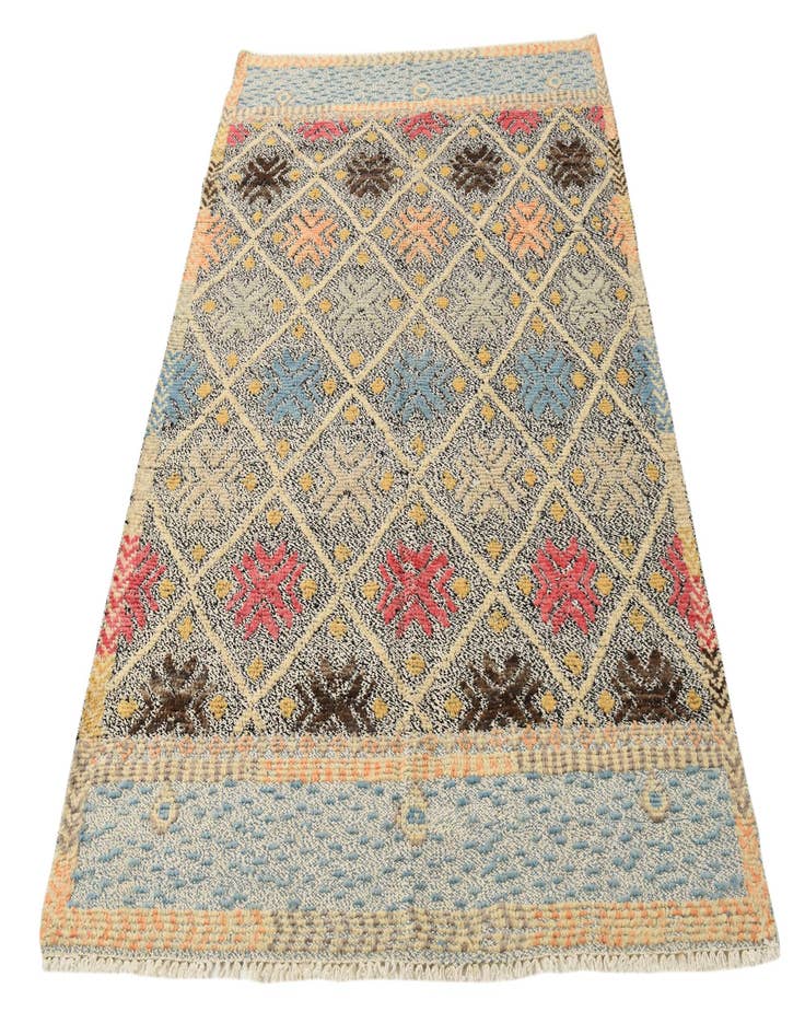 Detail image of  5' x 6' 10  Hand Knotted Darya Wool Rug