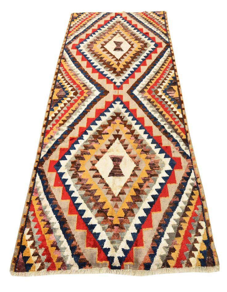 Detail image of  5' 4 x 8'  Hand Knotted Darya Rug