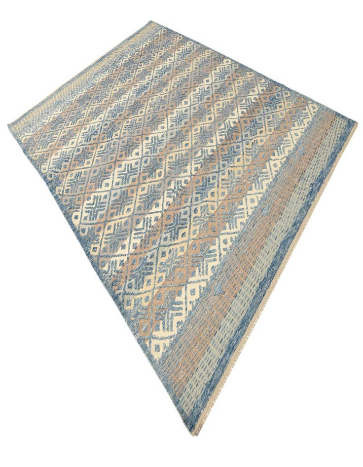 Detail image of  7' 8 x 10' 6  Hand Knotted Darya Wool Rug