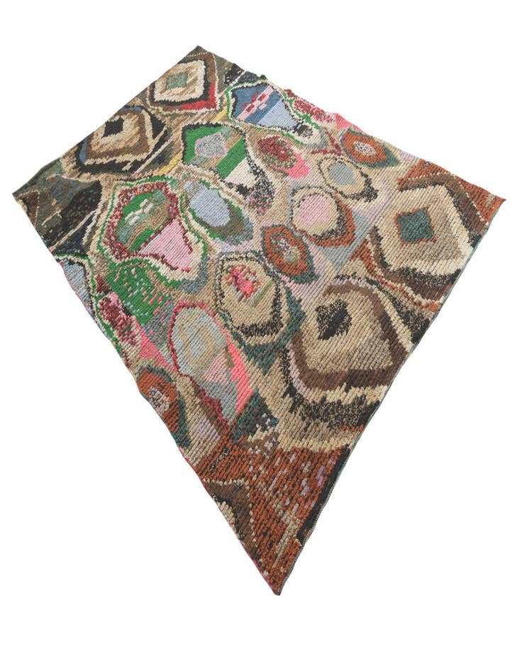 Detail image of  6' 4 x 9' 8  Hand Knotted Darya Wool Rug