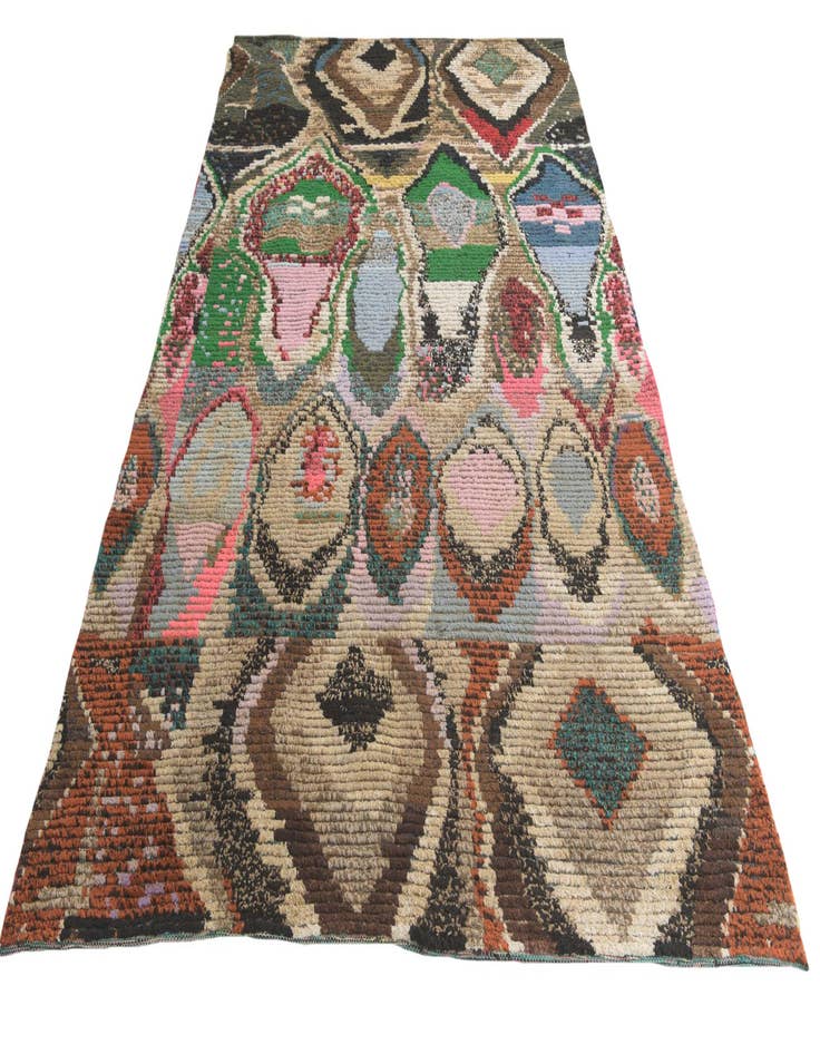 Detail image of  6' 4 x 9' 8  Hand Knotted Darya Wool Rug