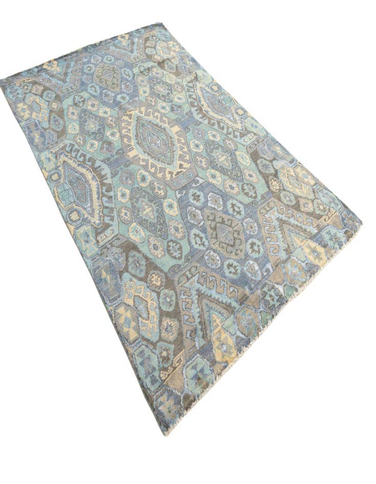 Detail image of  5' 2 x 7' 10  Hand Knotted Darya Rug