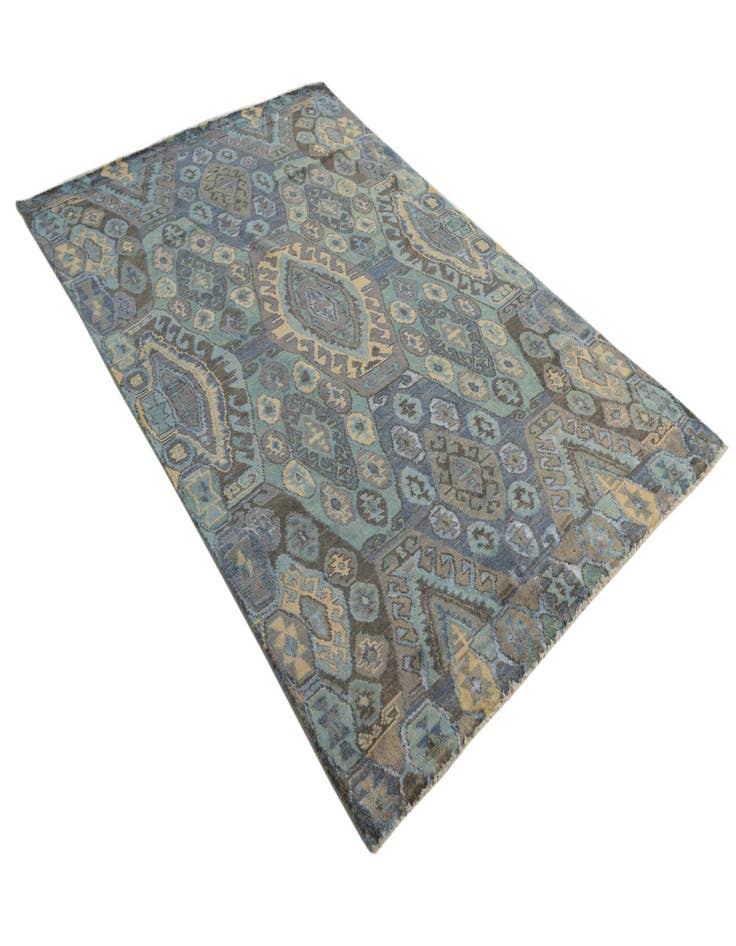 Detail image of  5' 2 x 7' 10  Hand Knotted Darya Rug