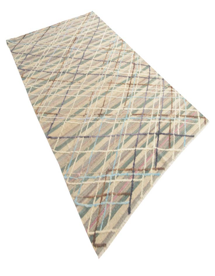 Detail image of  6' 7 x 9' 6  Hand Knotted Darya Wool Rug