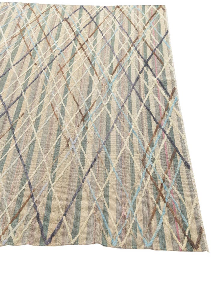 Detail image of  6' 7 x 9' 6  Hand Knotted Darya Wool Rug