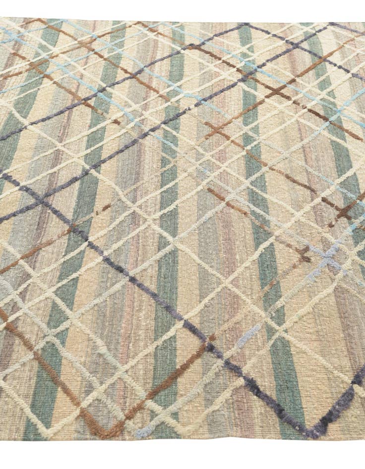 Detail image of  6' 7 x 9' 6  Hand Knotted Darya Wool Rug