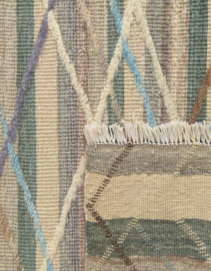 Detail image of  6' 7 x 9' 6  Hand Knotted Darya Wool Rug
