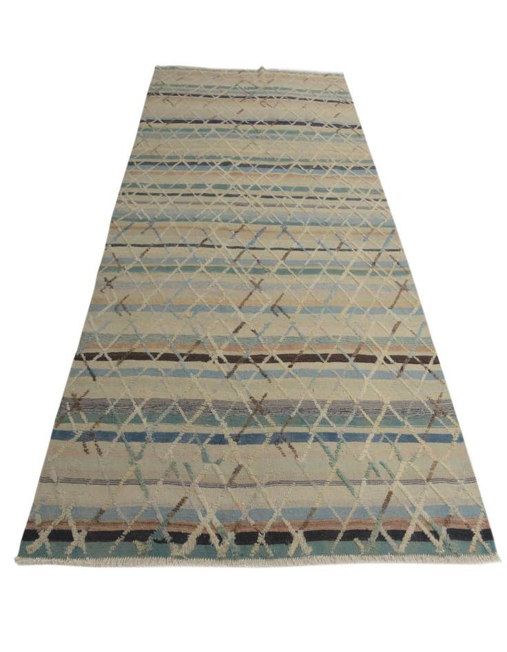 Detail image of  6' 7 x 10' 1  Hand Knotted Darya Wool Rug